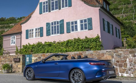 2021 Mercedes-AMG E 53 4MATIC+ Cabriolet (Color: Magno Brilliant Blue) Rear Three-Quarter Wallpapers 450x275 (78)