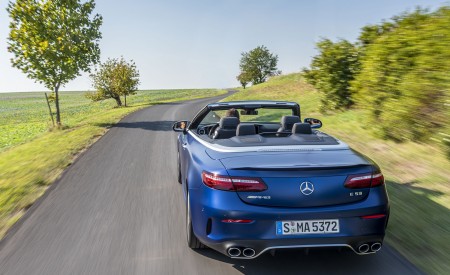 2021 Mercedes-AMG E 53 4MATIC+ Cabriolet (Color: Magno Brilliant Blue) Rear Wallpapers 450x275 (67)