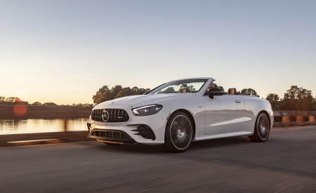 2021 Mercedes-AMG E 53 Cabriolet (US-Spec) Front Three-Quarter Wallpapers 450x275 (7)