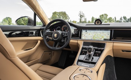 2021 Porsche Panamera 4 (Color: Truffle Brown Metallic) Interior Cockpit Wallpapers 450x275 (29)