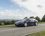 2021 Porsche Panamera 4S E-Hybrid (Color: Gentian Blue Metallic) Front Three-Quarter Wallpapers 150x120