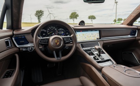 2021 Porsche Panamera 4S E-Hybrid (Color: Gentian Blue Metallic) Interior Wallpapers  450x275 (104)