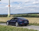2021 Porsche Panamera 4S E-Hybrid (Color: Gentian Blue Metallic) Rear Three-Quarter Wallpapers 150x120