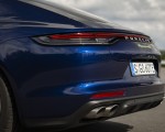 2021 Porsche Panamera 4S E-Hybrid (Color: Gentian Blue Metallic) Tail Light Wallpapers 150x120