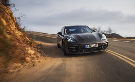 2021 Porsche Panamera 4S E-Hybrid (Color: Truffle Brown Metallic) Front Wallpapers 450x275 (10)