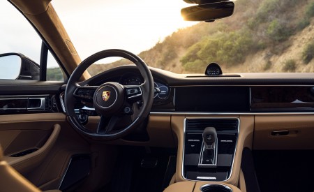 2021 Porsche Panamera 4S E-Hybrid (Color: Truffle Brown Metallic) Interior Cockpit Wallpapers 450x275 (28)