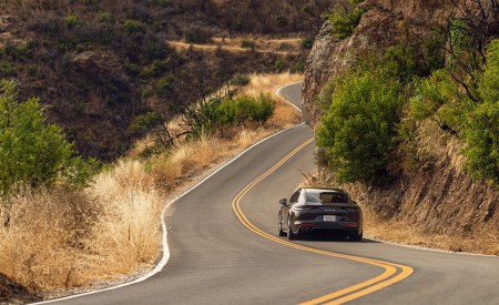 2021 Porsche Panamera 4S E-Hybrid (Color: Truffle Brown Metallic) Rear Wallpapers 450x275 (13)
