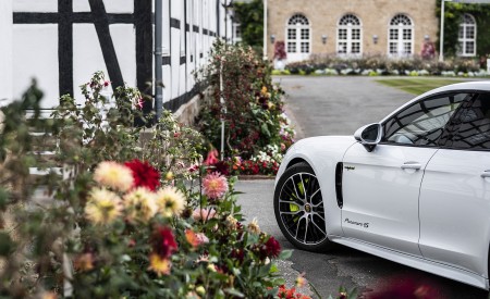 2021 Porsche Panamera 4S E-Hybrid Sport Turismo (Color: Carrara White Metallic) Detail Wallpapers 450x275 (37)