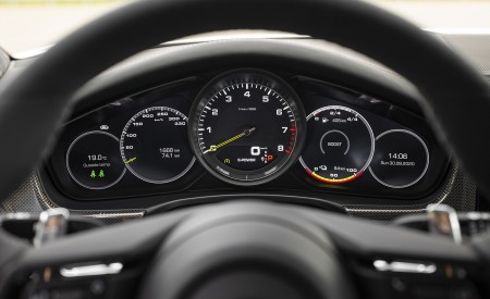 2021 Porsche Panamera 4S E-Hybrid Sport Turismo (Color: Carrara White Metallic) Instrument Cluster Wallpapers 450x275 (43)
