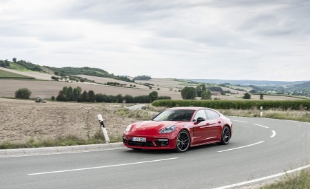 2021 Porsche Panamera GTS (Color: Carmine Red) Front Three-Quarter Wallpapers  450x275 (12)