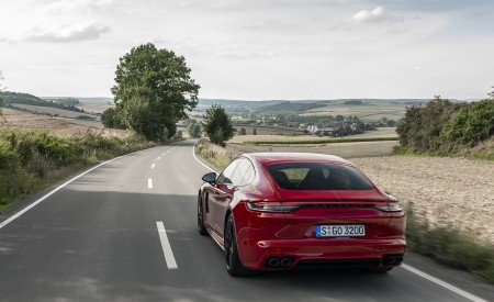 2021 Porsche Panamera GTS (Color: Carmine Red) Rear Wallpapers 450x275 (8)
