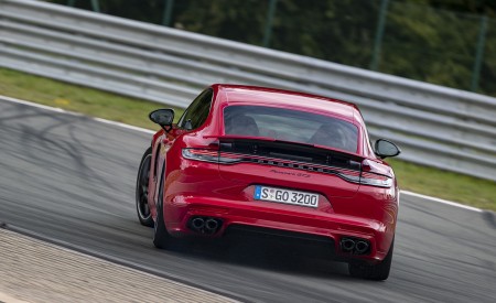 2021 Porsche Panamera GTS (Color: Carmine Red) Rear Wallpapers 450x275 (31)