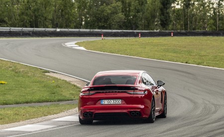 2021 Porsche Panamera GTS (Color: Carmine Red) Rear Wallpapers 450x275 (21)
