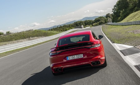 2021 Porsche Panamera GTS (Color: Carmine Red) Rear Wallpapers 450x275 (22)