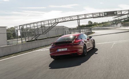 2021 Porsche Panamera GTS (Color: Carmine Red) Rear Wallpapers 450x275 (24)