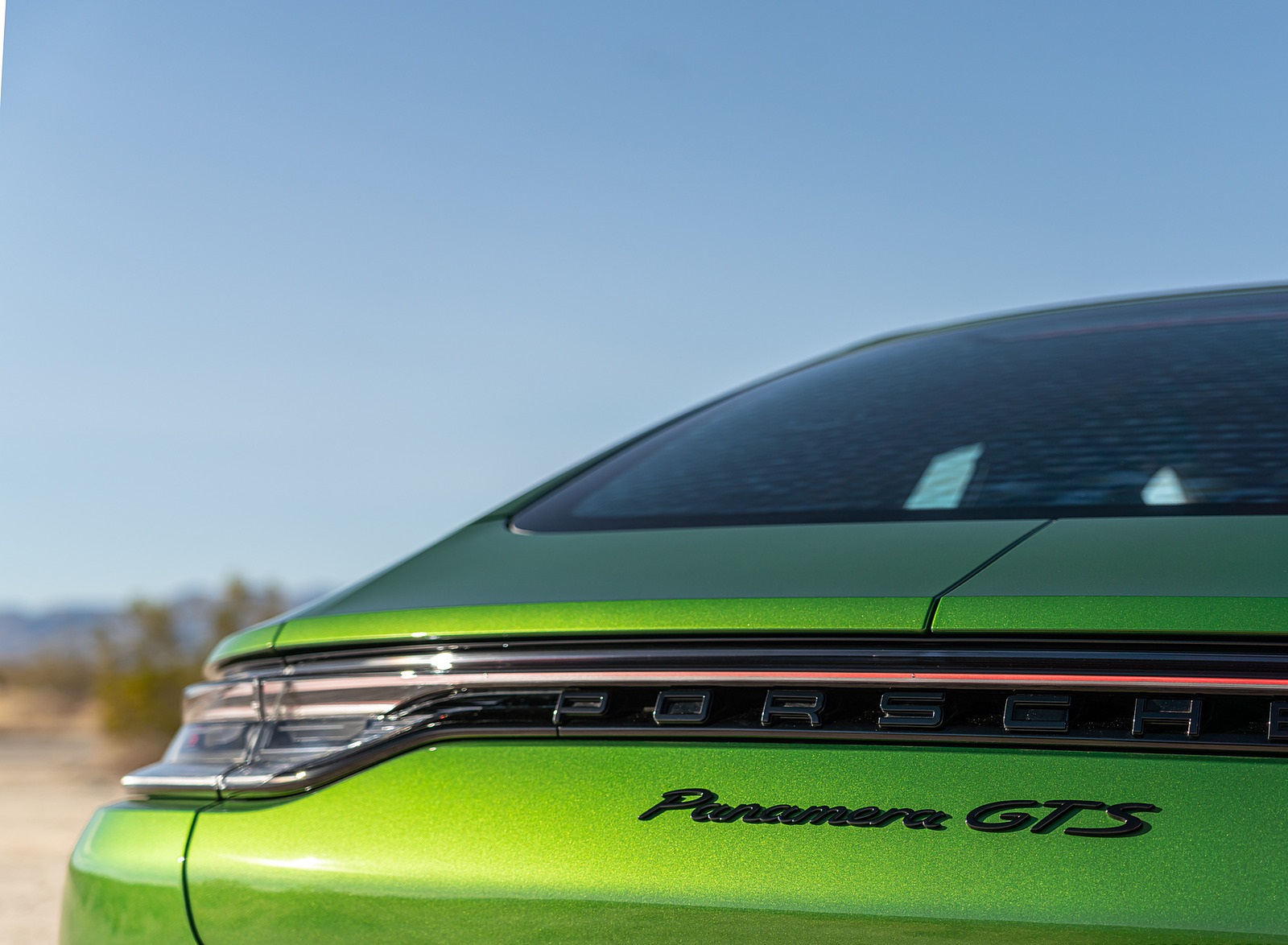 2021 Porsche Panamera GTS (Color: Mamba Green) Badge Wallpapers #106 of 117