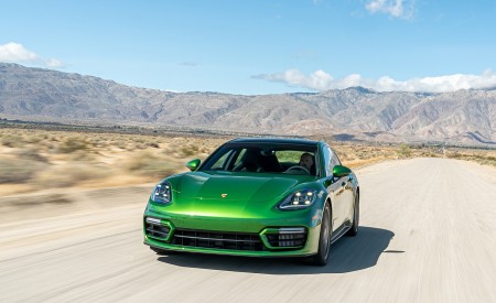 2021 Porsche Panamera GTS (Color: Mamba Green) Front Wallpapers 450x275 (78)