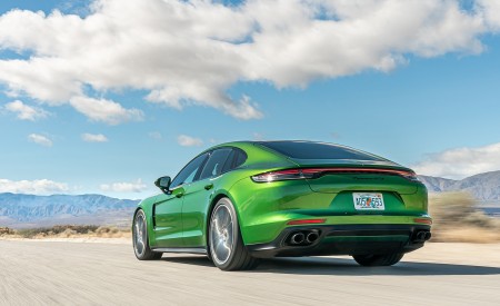 2021 Porsche Panamera GTS (Color: Mamba Green) Rear Three-Quarter Wallpapers 450x275 (87)