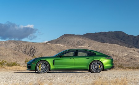 2021 Porsche Panamera GTS (Color: Mamba Green) Side Wallpapers 450x275 (93)
