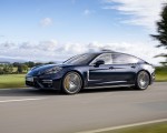 2021 Porsche Panamera Turbo S Executive (Color: Night Blue Metallic) Front Three-Quarter Wallpapers 150x120 (2)