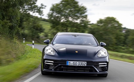 2021 Porsche Panamera Turbo S Executive (Color: Night Blue Metallic) Front Wallpapers 450x275 (5)