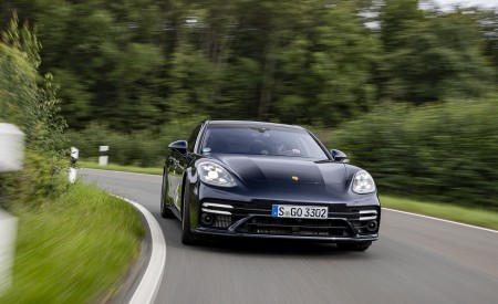 2021 Porsche Panamera Turbo S Executive (Color: Night Blue Metallic) Front Wallpapers 450x275 (11)