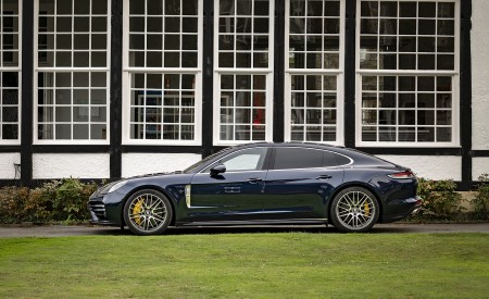 2021 Porsche Panamera Turbo S Executive (Color: Night Blue Metallic) Side Wallpapers 450x275 (20)