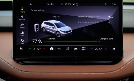 2021 Škoda ENYAQ iV Central Console Wallpapers 450x275 (64)
