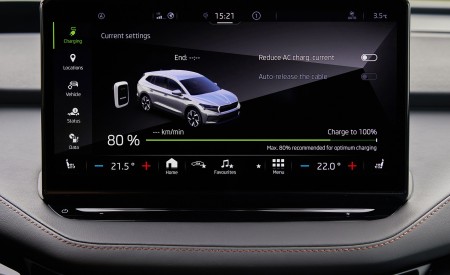 2021 Škoda ENYAQ iV Central Console Wallpapers  450x275 (63)