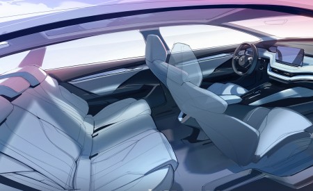 2021 Škoda ENYAQ iV Design Sketch Wallpapers 450x275 (174)