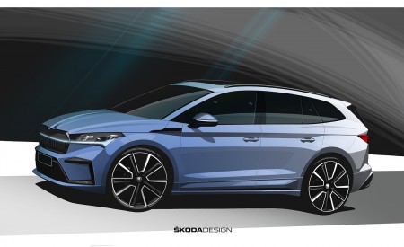 2021 Škoda ENYAQ iV Design Sketch Wallpapers 450x275 (158)
