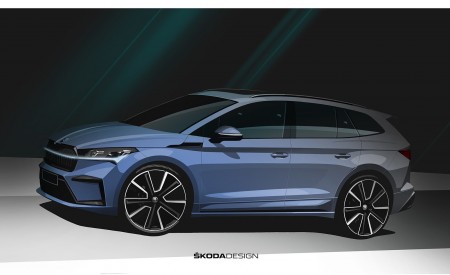 2021 Škoda ENYAQ iV Design Sketch Wallpapers 450x275 (168)