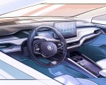 2021 Škoda ENYAQ iV Design Sketch Wallpapers 150x120