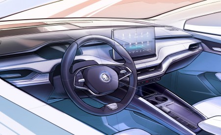 2021 Škoda ENYAQ iV Design Sketch Wallpapers 450x275 (179)