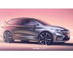 2021 Škoda ENYAQ iV Design Sketch Wallpapers 150x120