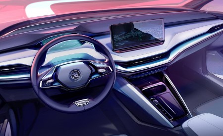 2021 Škoda ENYAQ iV Design Sketch Wallpapers 450x275 (178)
