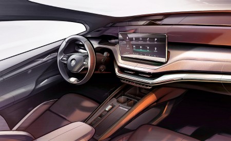 2021 Škoda ENYAQ iV Design Sketch Wallpapers 450x275 (177)