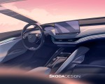 2021 Škoda ENYAQ iV Design Sketch Wallpapers 150x120