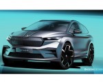 2021 Škoda ENYAQ iV Design Sketch Wallpapers 150x120