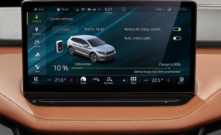 2021 Škoda ENYAQ iV Founders Edition Central Console Wallpapers 450x275 (143)