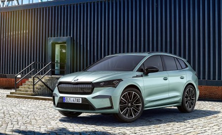 2021 Škoda ENYAQ iV Front Three-Quarter Wallpapers 450x275 (79)