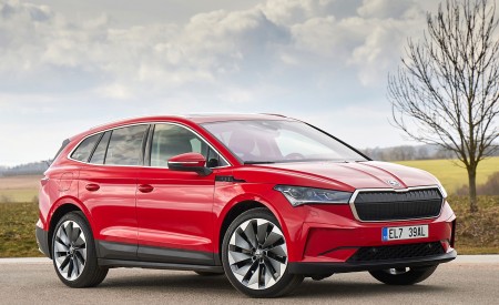 2021 Škoda ENYAQ iV Front Three-Quarter Wallpapers 450x275 (29)