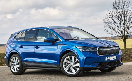 2021 Škoda ENYAQ iV Front Three-Quarter Wallpapers 450x275 (9)