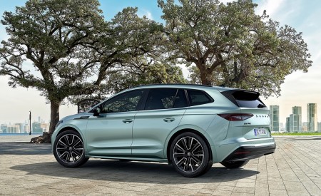 2021 Škoda ENYAQ iV Rear Three-Quarter Wallpapers 450x275 (81)