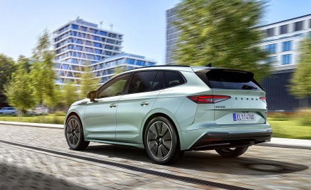 2021 Škoda ENYAQ iV Rear Three-Quarter Wallpapers  450x275 (76)