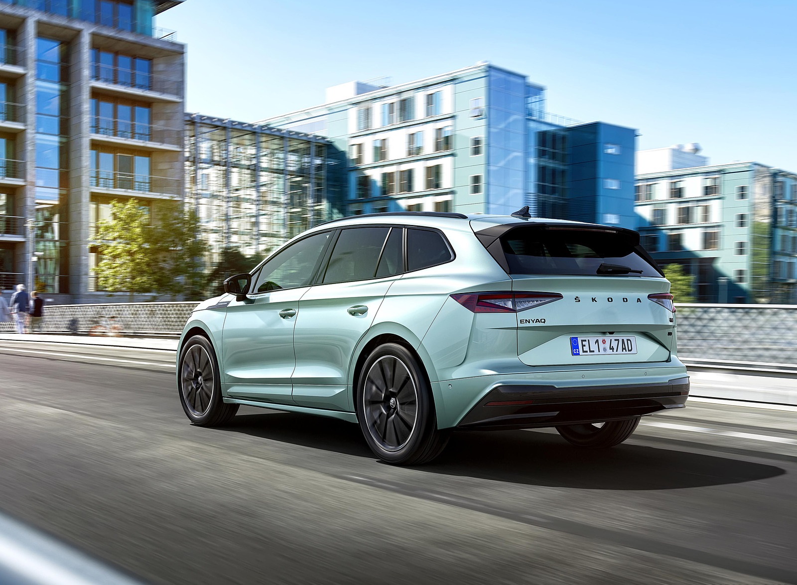 2021 Škoda ENYAQ iV Rear Three-Quarter Wallpapers (4)