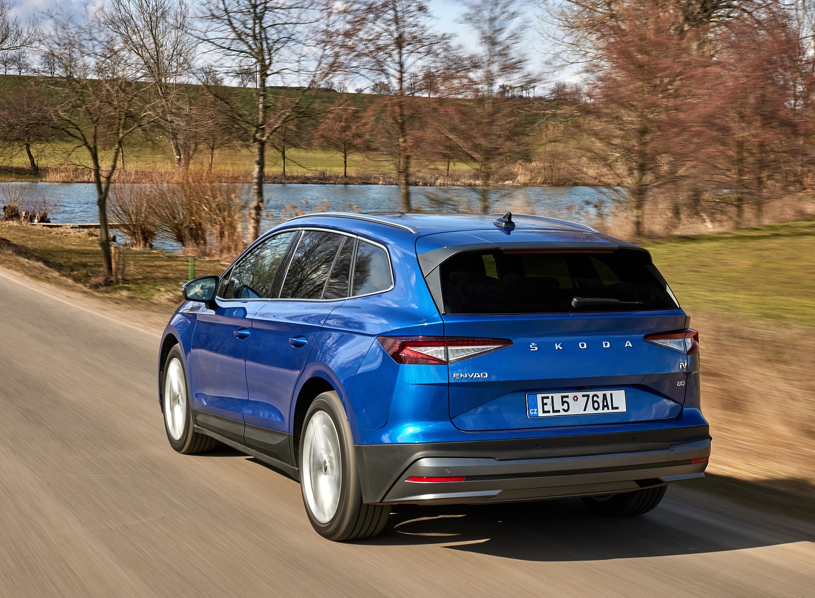 2021 Škoda ENYAQ iV Rear Three-Quarter Wallpapers (3)