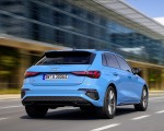 2021 Audi A3 Sportback TFSI e Plug-In Hybrid (Color: Turbo Blue) Rear Three-Quarter Wallpapers 150x120