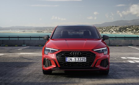 2021 Audi S3 Sedan (Color: Tango Red) Front Wallpapers 450x275 (8)