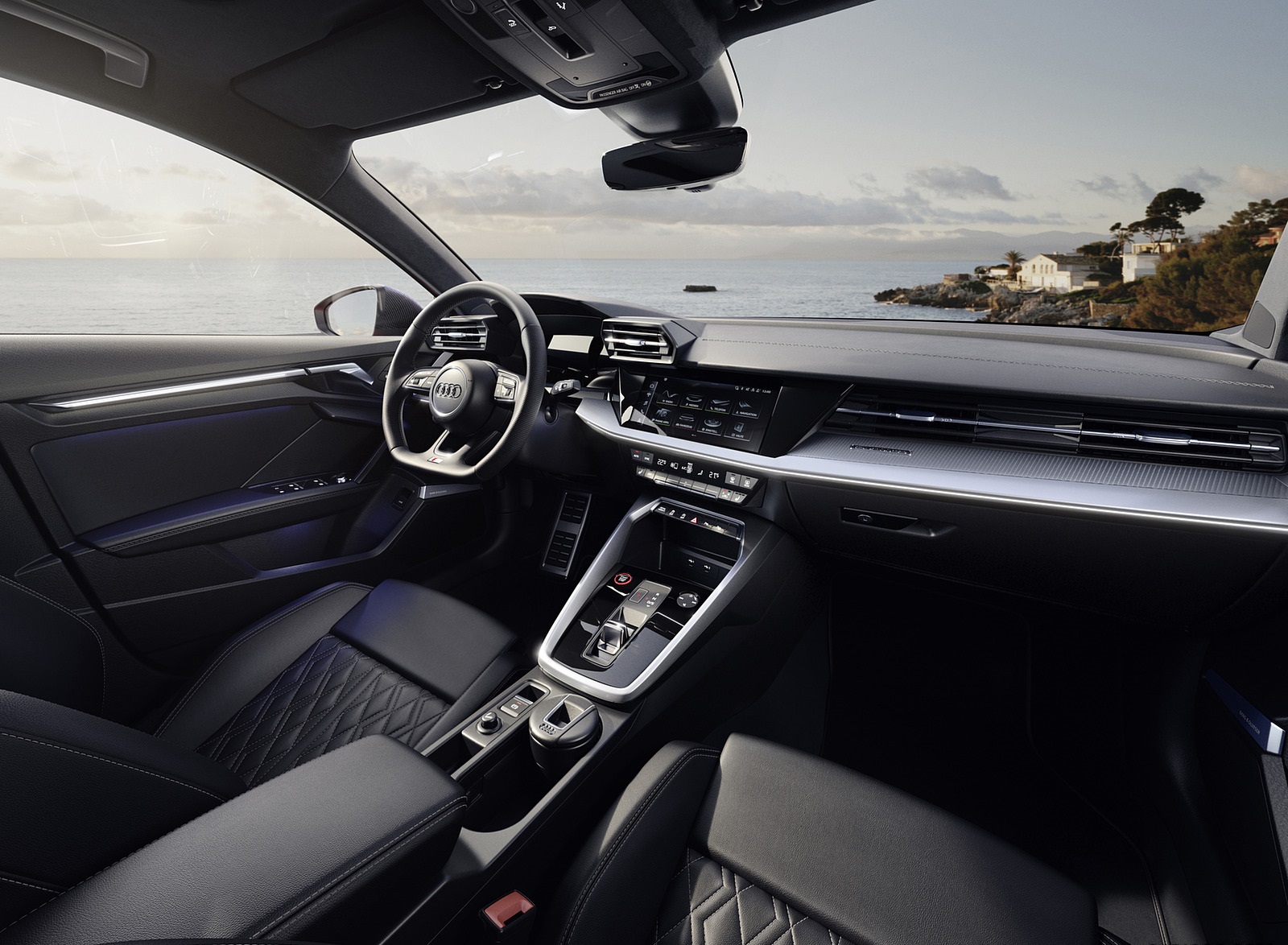 2021 Audi S3 Sedan Interior Wallpapers (14)